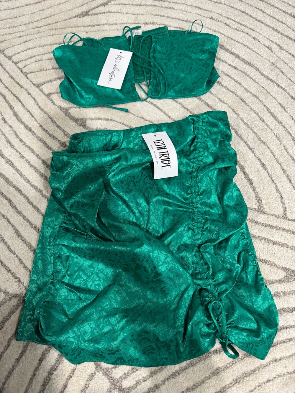12th tribe green set NWT